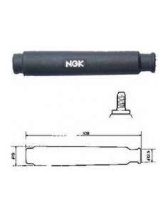 1 ANTIPARASITE NGK.SD05FMC    Capuchon