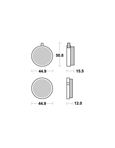Plaquettes de freins AP RACING