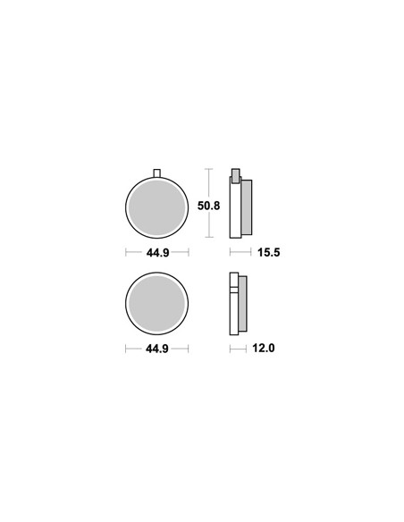 Plaquettes de freins AP RACING