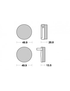 Plaquettes de freins AP RACING 2