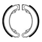 Jeu de Mâchoires de Frein Ferodo FSB942