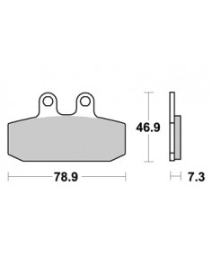 Plaquettes de freins AP RACING 2