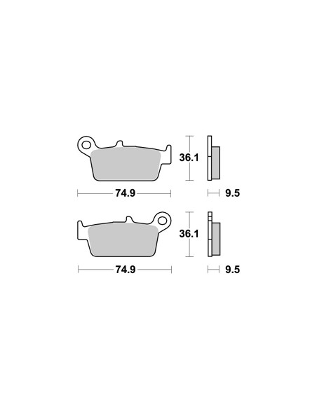 Plaquettes de freins AP RACING