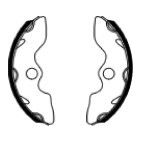 Jeu de Mâchoires de Frein Ferodo FSB945