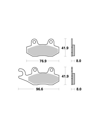 Plaquettes de freins AP RACING