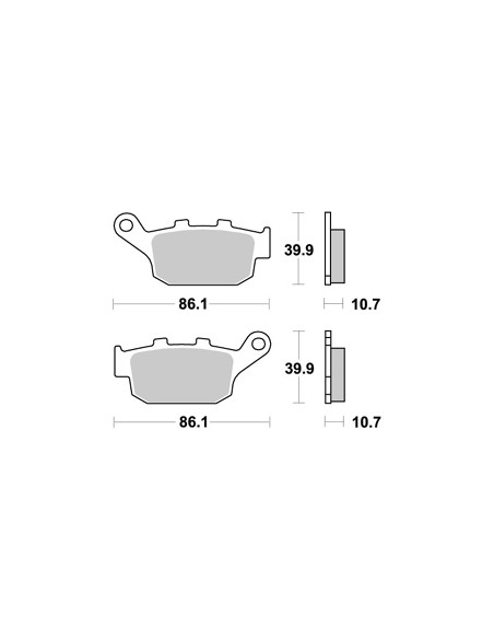 Plaquettes de freins AP RACING