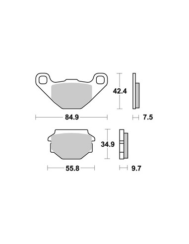 Plaquettes de freins AP RACING