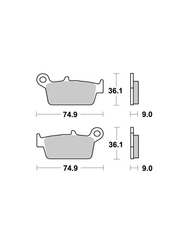 Plaquettes de freins AP RACING