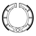 Jeu de Mâchoires de Frein Ferodo FSB948