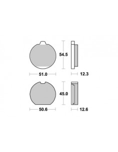 Plaquettes de freins AP RACING 2