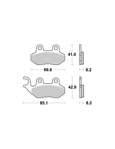 Plaquettes de freins AP RACING