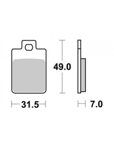 Plaquettes de freins AP RACING 2