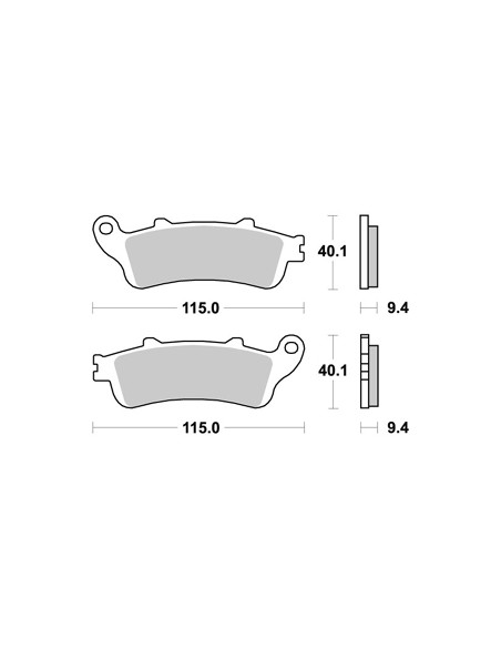Plaquettes de freins AP RACING