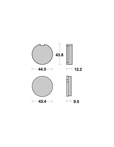 Plaquettes de freins AP RACING