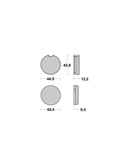 Plaquettes de freins AP RACING
