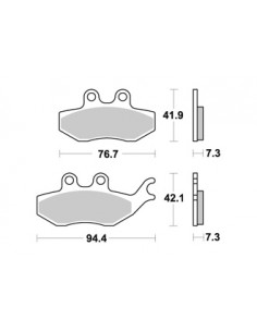 Plaquettes de freins AP RACING 2