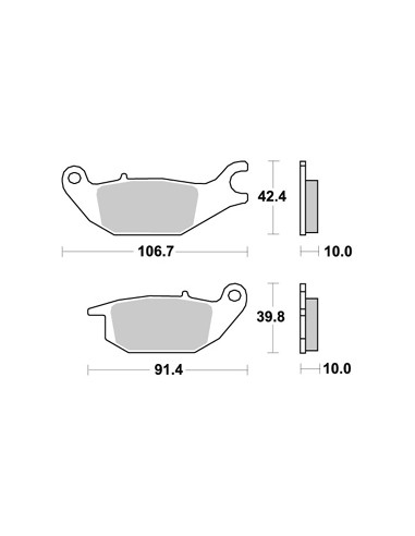 Plaquettes de freins AP RACING