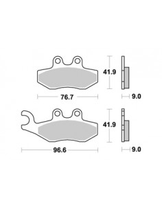 Plaquettes de freins AP RACING 2