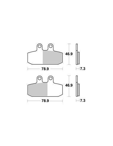 Plaquettes de freins AP RACING