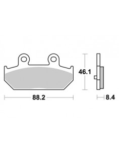 Plaquettes de freins AP RACING 2