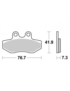 Plaquettes de freins AP RACING 2