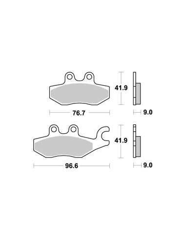 Plaquettes de freins AP RACING