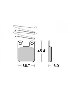 Plaquettes de freins AP RACING 2