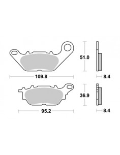 Plaquettes de freins AP RACING 2