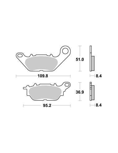 Plaquettes de freins AP RACING