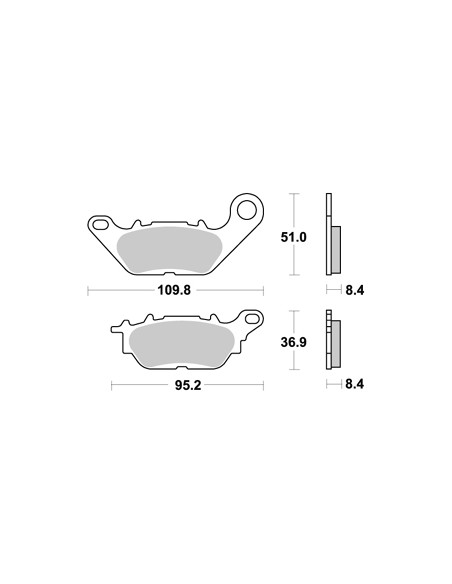 Plaquettes de freins AP RACING
