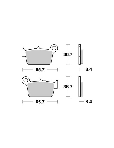 Plaquettes de freins AP RACING