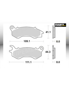 Plaquettes de freins AP RACING 2