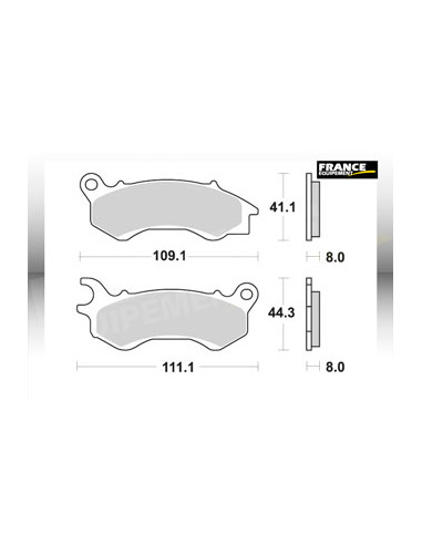 Plaquettes de freins AP RACING