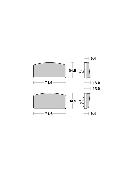 Plaquettes de freins AP RACING