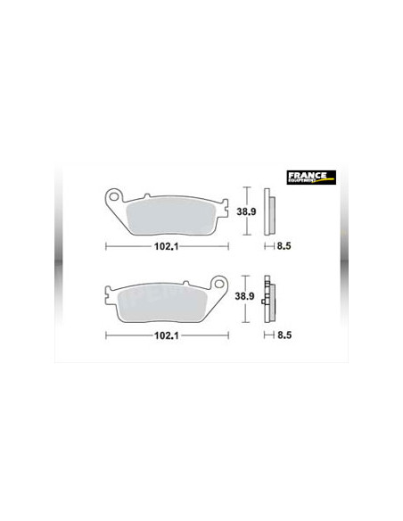 Plaquettes de freins AP RACING