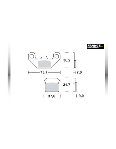 Plaquettes de freins AP RACING
