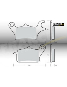 Plaquettes de freins AP RACING 2