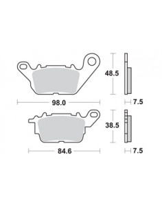 Plaquettes de freins AP RACING 2