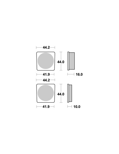Plaquettes de freins AP RACING