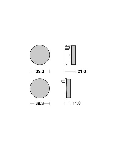 Plaquettes de freins AP RACING
