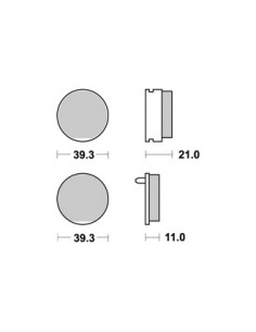Plaquettes de freins AP RACING 2