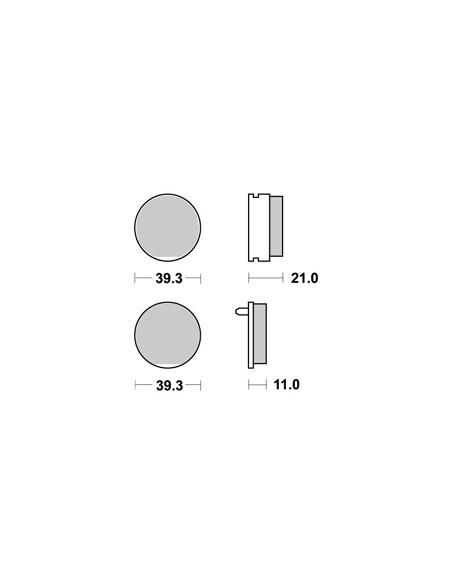 Plaquettes de freins AP RACING