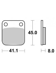 Plaquettes de freins AP RACING 2