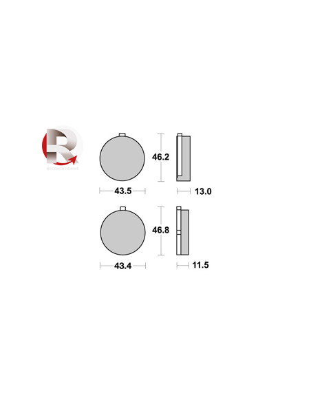 Plaquettes de freins AP RACING