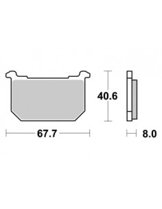 Plaquettes de freins AP RACING 2