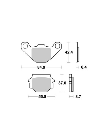 Plaquettes de freins AP RACING