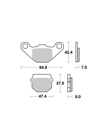 Plaquettes de freins AP RACING
