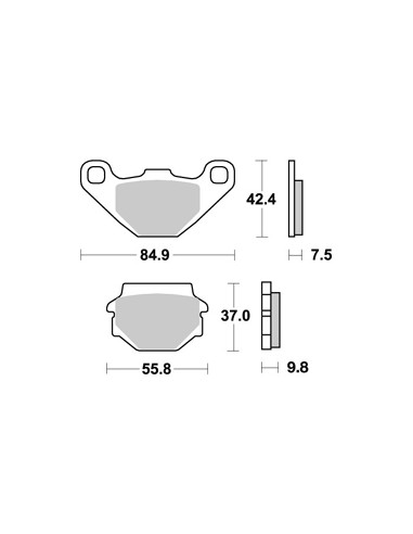 Plaquettes de freins AP RACING Plaquettes de freins AP RACING