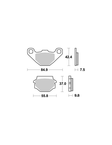 Plaquettes de freins AP RACING Plaquettes de freins AP RACING