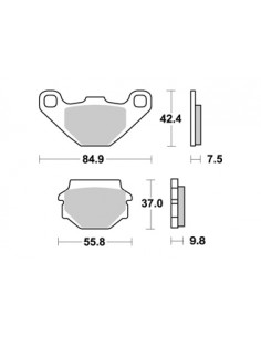 Plaquettes de freins AP RACING 2